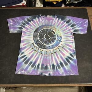 Vintage Pink Floyd Shirt Sundog Tie Dye Eye Liquid Blue Psychedelic Vintage 90s